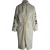 Prada Gedrukt Chambray-Canvas Jumpsuit In Witte Katoen