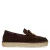 Manfield suède espadrilles bruin