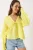 Gestructureerde V-hals Crop Blouse met Strik