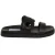 Steve Madden Myrtle Sandals Black Leather