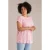 Yest Curve T-shirt lichtroze