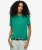 Essential Washed T-shirt met Logo Groen