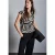 Street One Dames Bedrukte blouse in Zwart