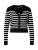 VERO MODA Gebreid vest ‘VMDORY’  zwart / wit