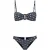 Shiwi Zoe Bikini Set Tiny Daisy Black Black