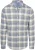 NZA Shirt Picton Linnen Blend Ruit Blauw