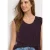 Shirt met boothals en elastische zoom