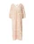 VERO MODA Zomerjurk ‘Nethe’  lichtbeige / oranje