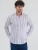 7Camicie Zakelijk overhemd ‘Leonardo Linen Man Shirt White Green’  wit
