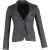 Theory Blazer in Grijs Wol