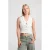 America Today top met peplum en smockwerk – ecru