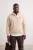 TRENDYOL MAN Heren Beige Slogan Lang Oversized Grote maten Sweatshirts