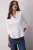 TRENDYOLMİLLA Dames Wit Effen Lang Getailleerd Overhemden