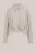 WE Fashion – Dames seersucker blouse met streep – Regular fit – Olijfgroen – Viscose –