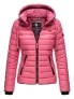 Navahoo Dames Gewatteerde Jas Lulana – Licht, Trendy & Afneembare Capuchon