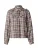 ONLY Blouse ‘ONLEVIA CHECK’  antraciet / roestrood / wit
