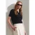 Dames Polo Kraag Knopfblouse