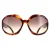 Tom Ford Georgia 02 FT1011 52B dark havana smoke gradient zonnebril
