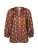 SEIDENSTICKER Blouse ‘February Drop 261’  blauw / oranje