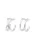 ELLI Oorbellen ‘Geo’  zilver