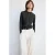 Mango gebreid vest – antraciet