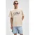 Oversized T-shirt met print en ronde hals