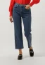 7 for all Mankind Straight Leg Jeans Dames Logan Stovepipe Blaze With Raw Cut Hem