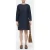 Closed Draped Dress Black
