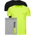 Emporio Armani Heren T-shirt (Set van 2) (Kalk/zwart)