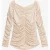 ARKET Nila Off Shoulder Top Beige