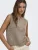 Only Onlbouble Sl O-neck Zip Vest Knt Vest Bracken Mel/silver Zip