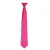 Premier Kleuren Heren Satin Clip Tie (Pakket van 2) (Heet Roze)