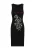 Ed Hardy Jurk ‘Panther und Blumen’  kiwi / donkerroze / zwart / wit