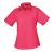 Premier Dames/Dames Popeline Blouse met Korte Mouwen (Heet Roze)