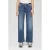 QS high waist wide leg jeans medium blue