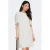 JDY trapeze jurk JDYCARLA met volant wit