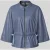 Marc Cain Blazer in leerlook met opstaande kraag