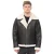 Heren B3 Aviator echt schapenvachtleer vliegend jack-Oxford
