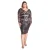 Glittergebreide jurk dames Goddiva