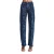 Structuurde High Waist Wide Leg Jeans Dames It’s Basic