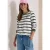 Sweatshirt met ronde hals en trekkoord
