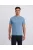 Pierre Cardin T-Shirt ronde hals blauw, Effen