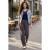 Getextureerde Wijde Pantalon met Koordsluiting