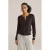 WE Fashion gebreid vest donkerbruin
