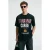 Oversized T-shirt met ronde hals en print