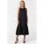 ARKET Gaelle Flounce Dress Black