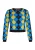 Mymo Gebreide trui Dames Zwart Blauw Veelkleurig