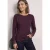 Shirt met lange mouwen, boothals en kant