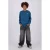 Raizzed oversized longsleeve met backprint – blauw