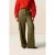 Sissy-Boy Wide leg high waist cargobroek kaki